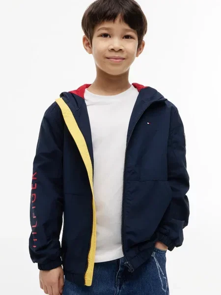 Tommy Hilfiger prijelazna jakna za djecu plava