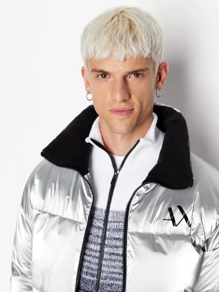 Кофта Armani Exchange білий/чорний білий