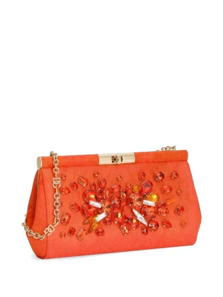 Чанта Dolce & Gabbana бродирана оранжево