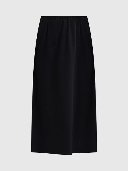 Спідниця Skirt з шовком Lisa Yang чорна