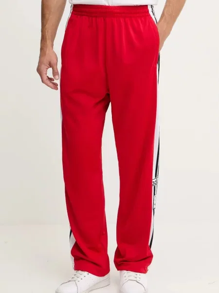 Панталони adidas Originals Adibreak Tracksuit Bottoms Better Scarlet/ Black S червено