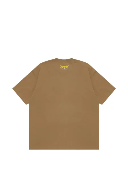 Tricou Aape By A Bathing Ape cu imagine maro