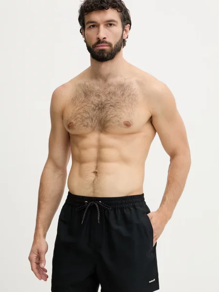 Hurley σορτς μαγιό Ανδρικά VOLLEY ICON μαύρο