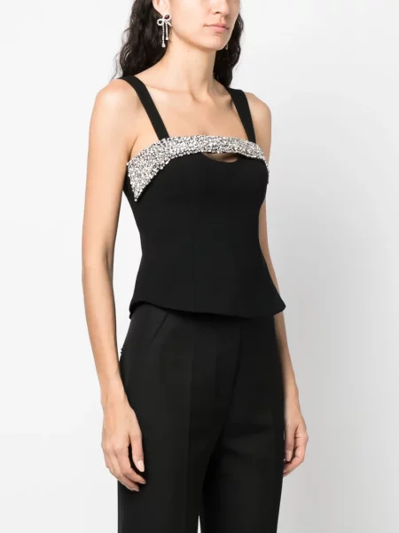 Top Simkhai de cristal negru