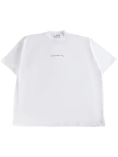 Tricou Vetements cu imagine alb