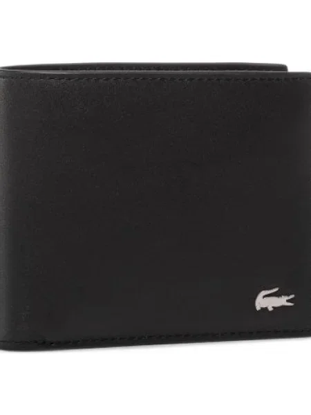 Lacoste Nagyméretű férfi pénztárca Small Billfold fekete