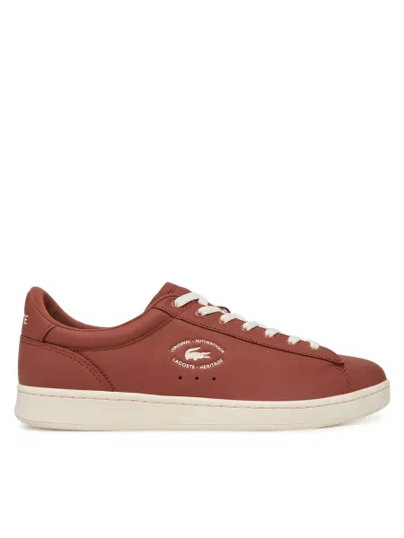 Кожени маратонки Lacoste CARNABY кафяво