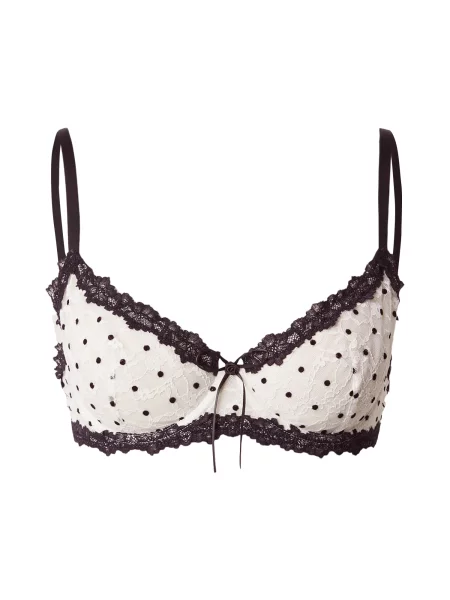 Hunkemöller Sutien Dolly negru / coajă de ou alb