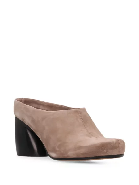Papuci tip mules Loewe din piele de căprioară