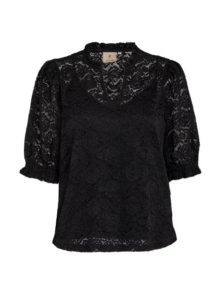 Peppercorn Bluză Karoline' negru