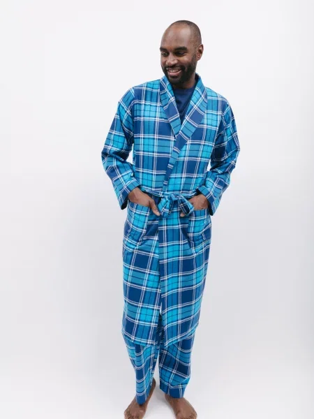 Халат CYBERJAMMIES Felix бавовна/модал синій