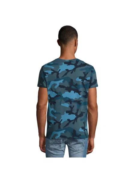 Koszulka Camo niebieska