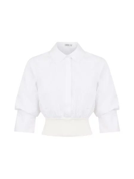 Dzianinowa koszula Simkhai biała