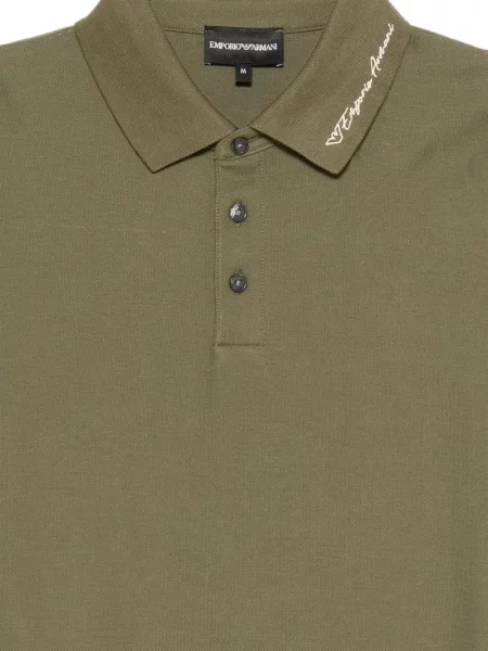 Polo Emporio Armani με αυτόγραφο πράσινο