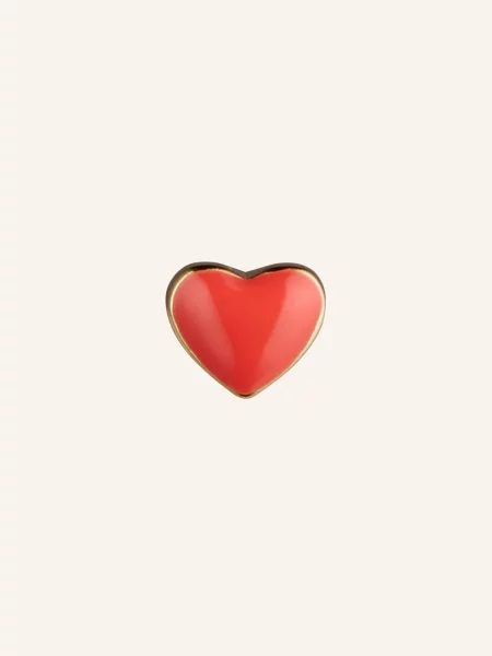 Lulu Copenhagen Puzetové Náušnice Love U Ze Stříbra Ryzosti červená/ zlatá červené