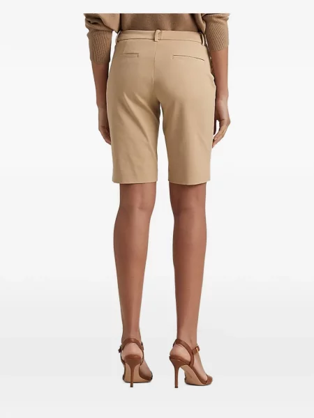 Cu centură pantaloni scurți Lauren Ralph Lauren bej