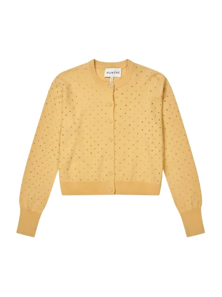 Kardigan Munthe żółty