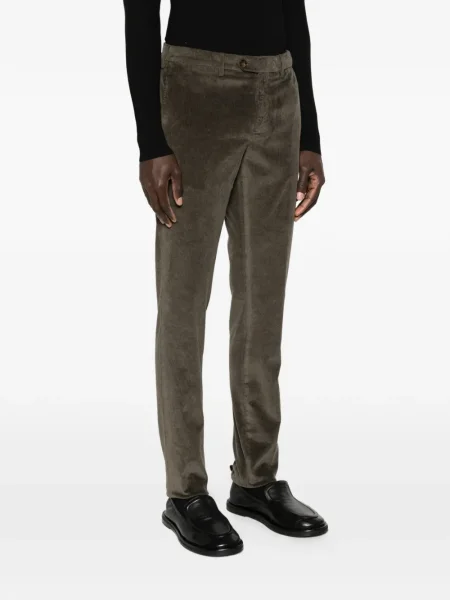 Pantaloni Canali de catifea cord maro