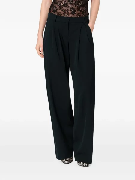 Pantaloni Isabel Marant de lână negru