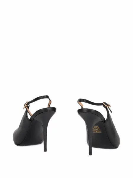 Pantofi cu toc Love Moschino slingback negru