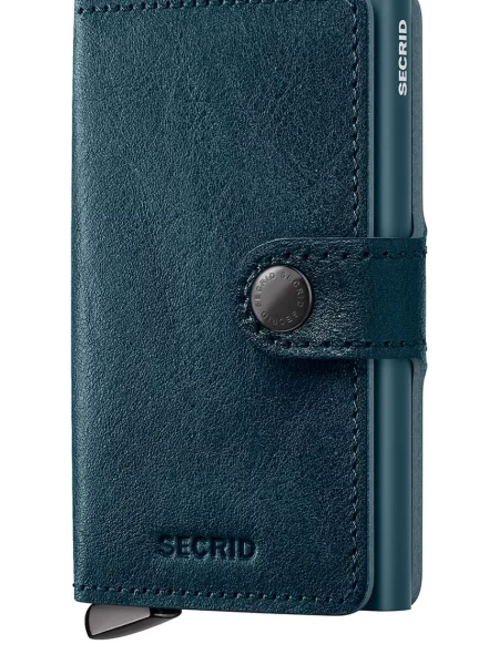 Кожен портфейл Secrid BASCO синьо