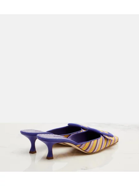 Pantofi cu toc Manolo Blahnik din piele