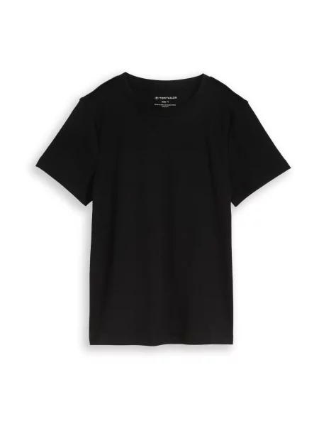 TOM TAILOR Tricou negru