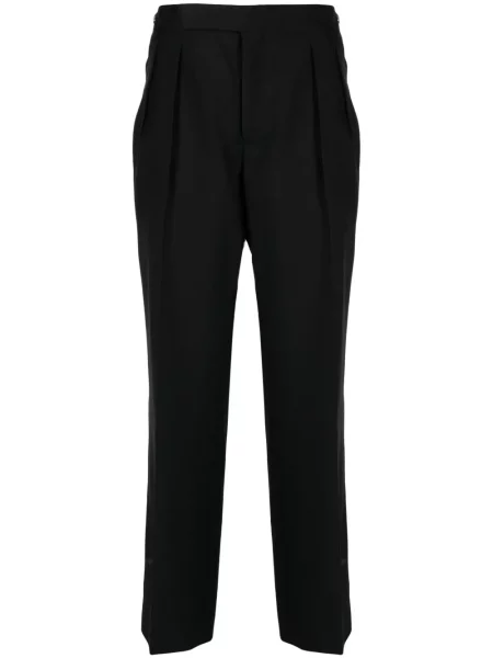 Pantaloni Paul Smith de lână negru
