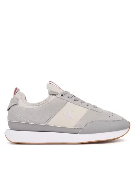 Tenisice Calvin Klein Retro Runner Sock Laceup Neo Mix siva