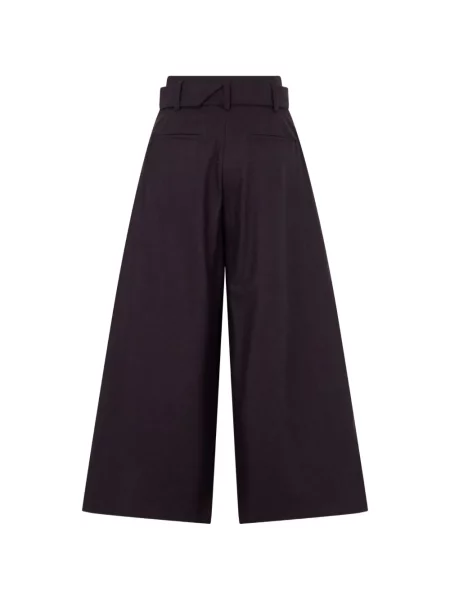 Cu centură pantaloni palazzo Moorer negru