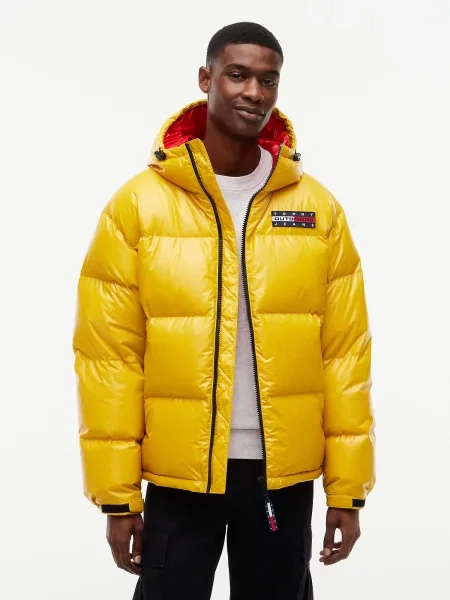Tommy Jeans Zimná bunda Alaska' žltá