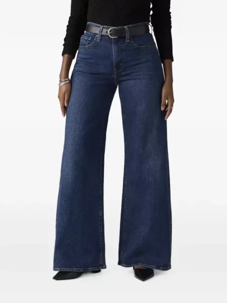 Blugi cu picior larg Levi's® cu talie înaltă albastru