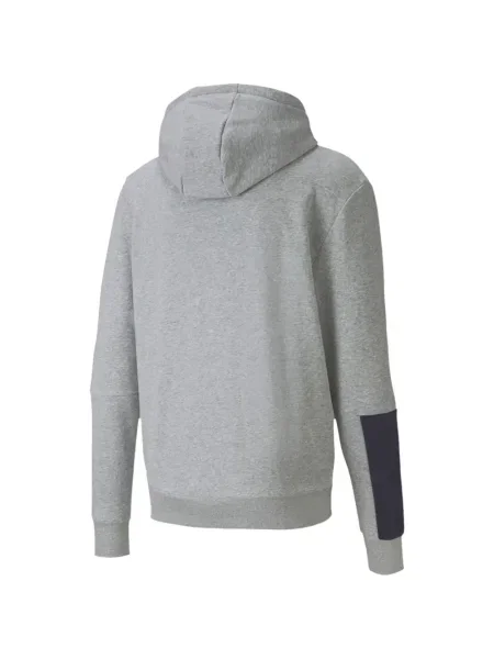 Hanorac cu glugă Puma cu autograf gri
