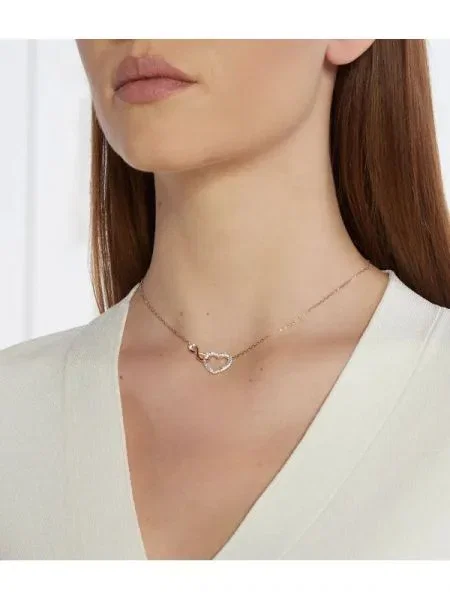 Swarovski Nyaklánc SWA INFINITY:NECKLACE H&I CRY/CZWH/MIX sárga
