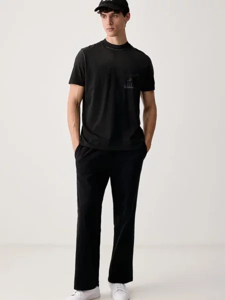 Iceberg tricou pentru bărbați din negru