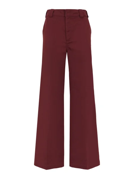 DICKIES Pantaloni cu dungă castaniu