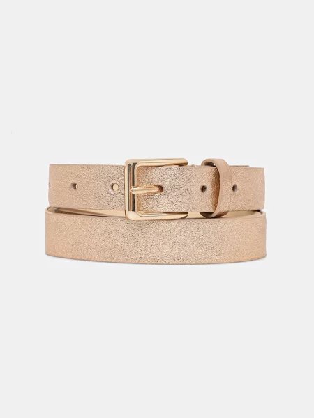 Kožni remen Answear Lab bež