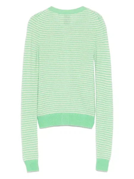 Cardigan Barrie cu dungi verde