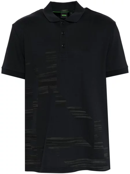 Polo Boss cu imagine gri