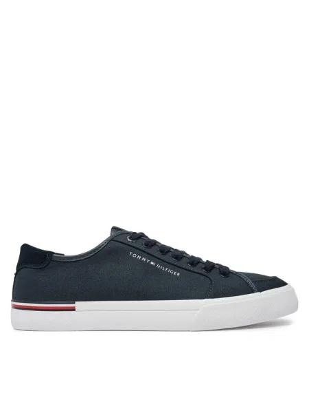 Маратонки Tommy Hilfiger CORE CORPORATE VULC CANVAS тъмносиньо