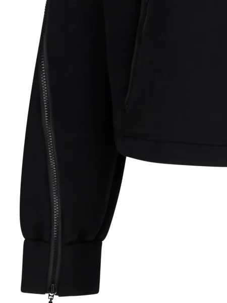 Mikina s kapucňou Wolford čierna