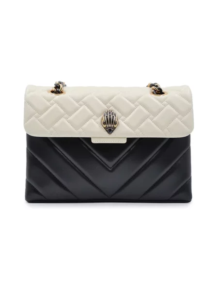 Duża torebka skórzana Kurt Geiger skórzana czarna