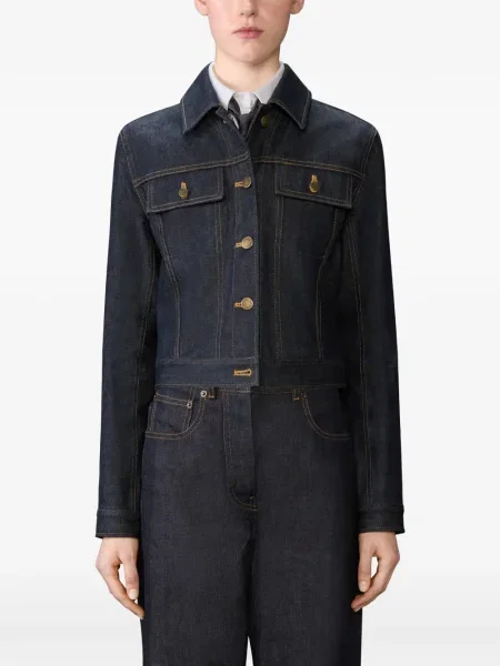 Geacă de blugi Thom Browne albastru