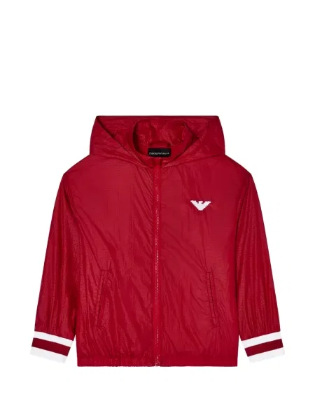 Kurtka dziecięca Emporio Armani czerwona