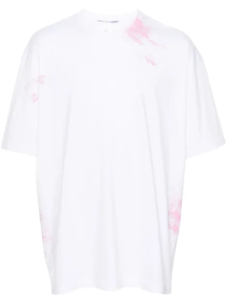Tricou Comme Des Garçons Shirt cu imagine alb