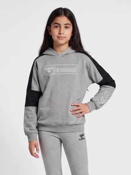 Bluza z kapturem dla dzieci Hummel hmlBOXLINE szara