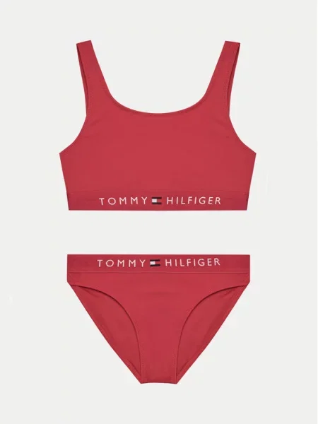 Tommy Hilfiger Maudymosi kostiumėlis rožinė