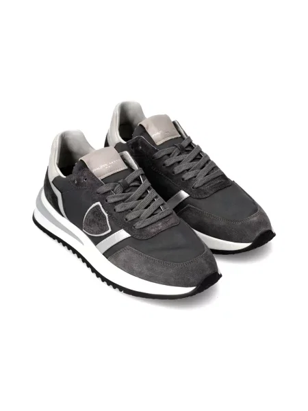 Buty do biegania Philippe Model zamszowe do biegania czarne