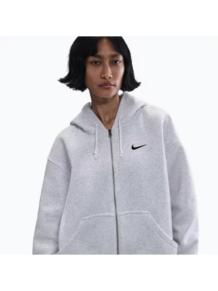 Дамски суитшърт Nike Sportswear Phoenix Fleece сиво