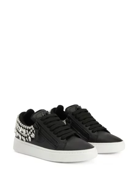 Sneakerși Giuseppe Zanotti de cristal negru
